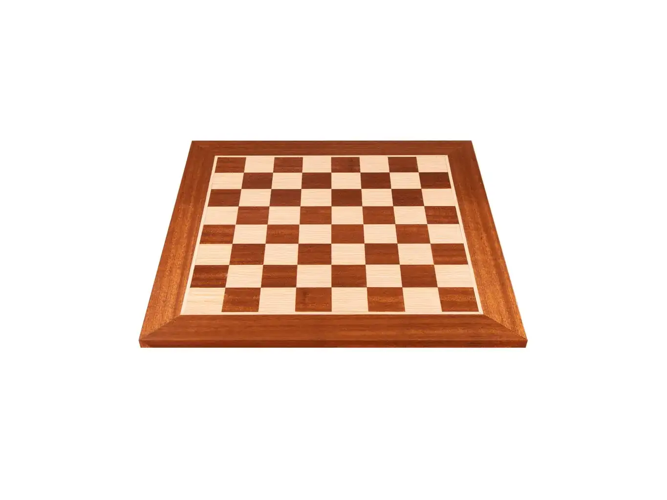 Ξύλινη σκακιέρα μαόνι και δρυς 40x40 | Ξύλινη χειροποίητη σκακιέρα