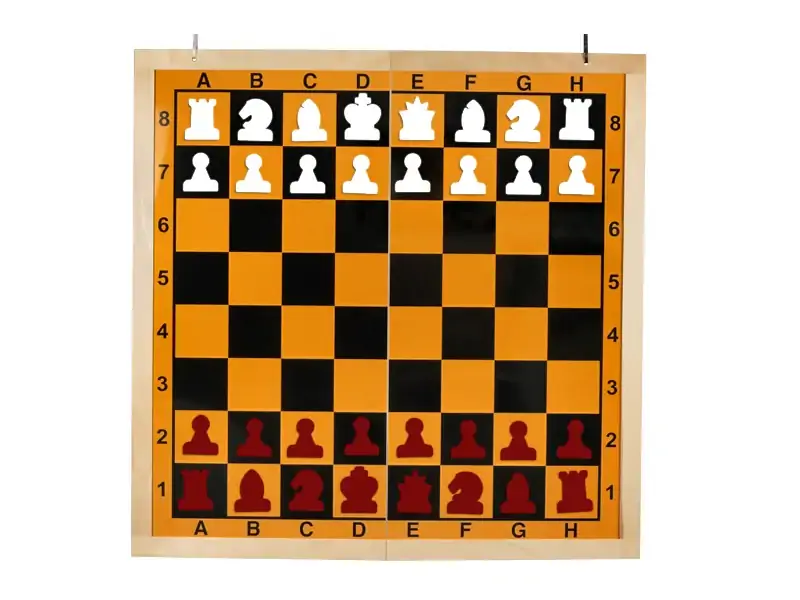 Μαγνητική σκακιέρα demo αναδιπλούμενη στη μέση + κομμάτια | Μαγνητική σκακιέρα ιδανική για συλλόγους και σχολεία
