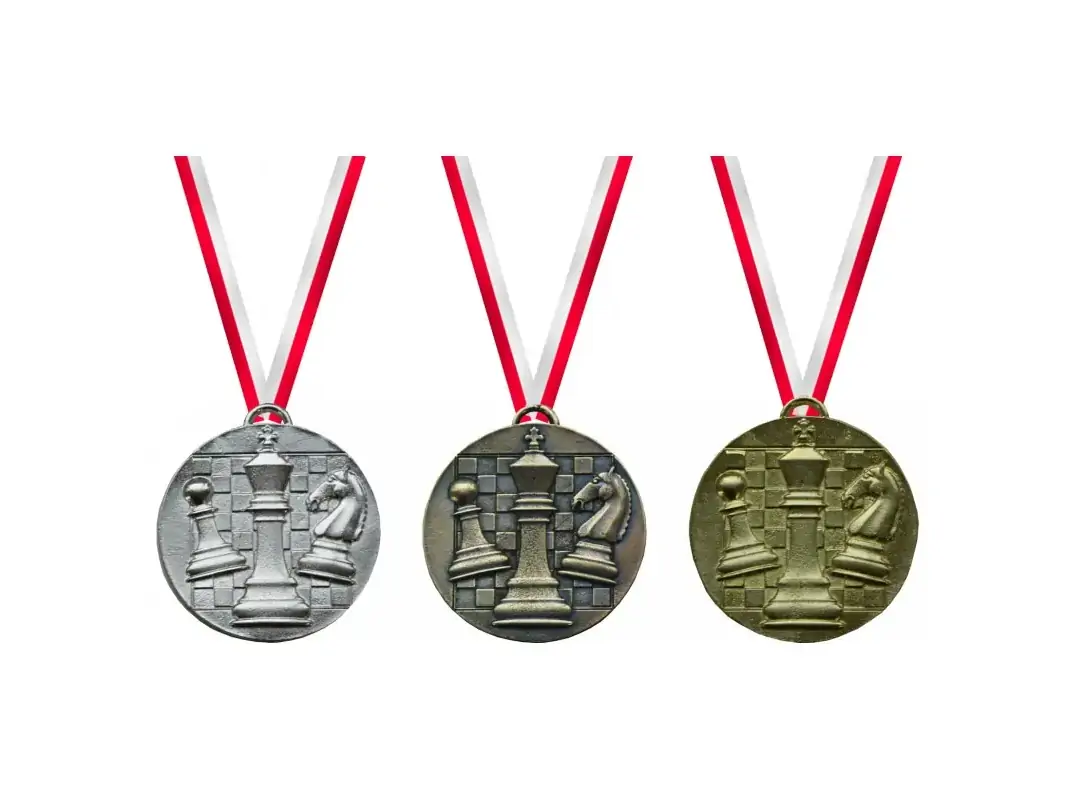 Σκακιστικά μετάλλια μέτριο μέγεθος | Μετάλλια για τουρνουά