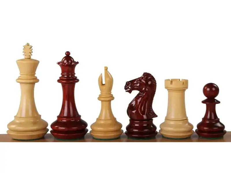 Ξύλινα κομμάτια Champfered redwood | Ξύλινα κομμάτια σκακιού