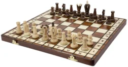 Ξύλινο Σετ Σκακιού Royal 36 | Πλαστικές Σκακιέρες