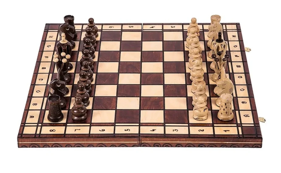 Ξύλινο Σετ Σκακιού Royal 48 | Ξύλινες Σκακιέρες